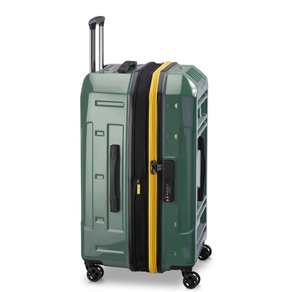 Delsey Rempart 73cm Exp Large Trunk - Green - Love Luggage