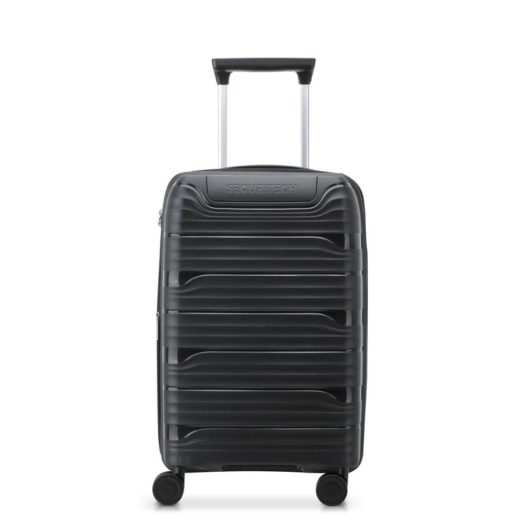 Delsey Securitech Dune Exp Cabin Hardsided Luggage - Black - Love Luggage