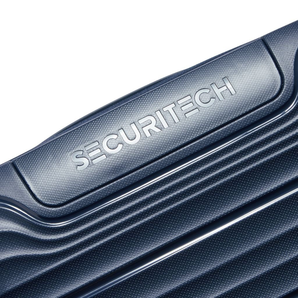 Delsey Securitech Dune Exp Cabin Hardsided Luggage - Blue - Love Luggage