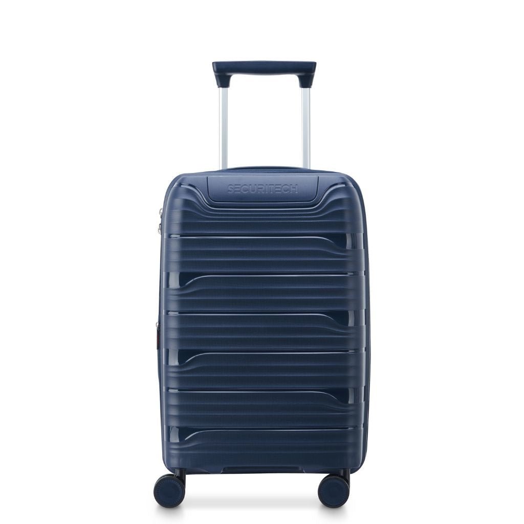 Delsey Securitech Dune Exp Cabin Hardsided Luggage - Blue - Love Luggage