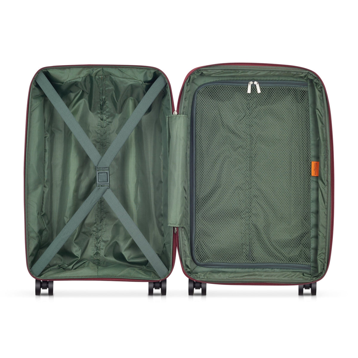 Delsey Securitech Dune Exp Cabin Hardsided Luggage - Burgundy - Love Luggage