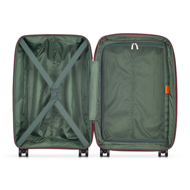 Delsey Securitech Dune Exp Cabin Hardsided Luggage - Burgundy - Love Luggage