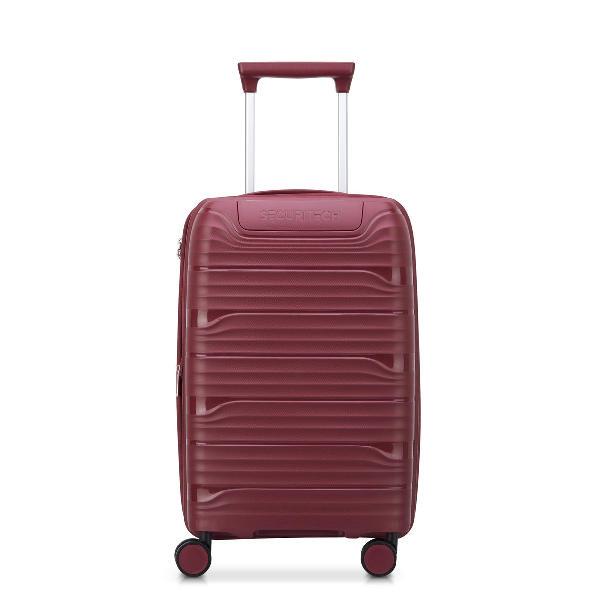 Delsey Securitech Dune Exp Cabin Hardsided Luggage - Burgundy - Love Luggage