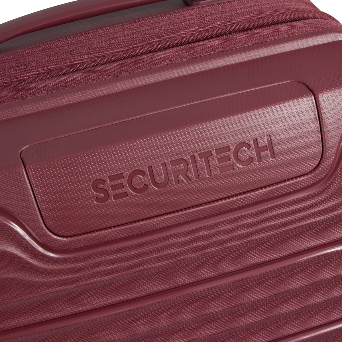 Delsey Securitech Dune Exp Cabin Hardsided Luggage - Burgundy - Love Luggage