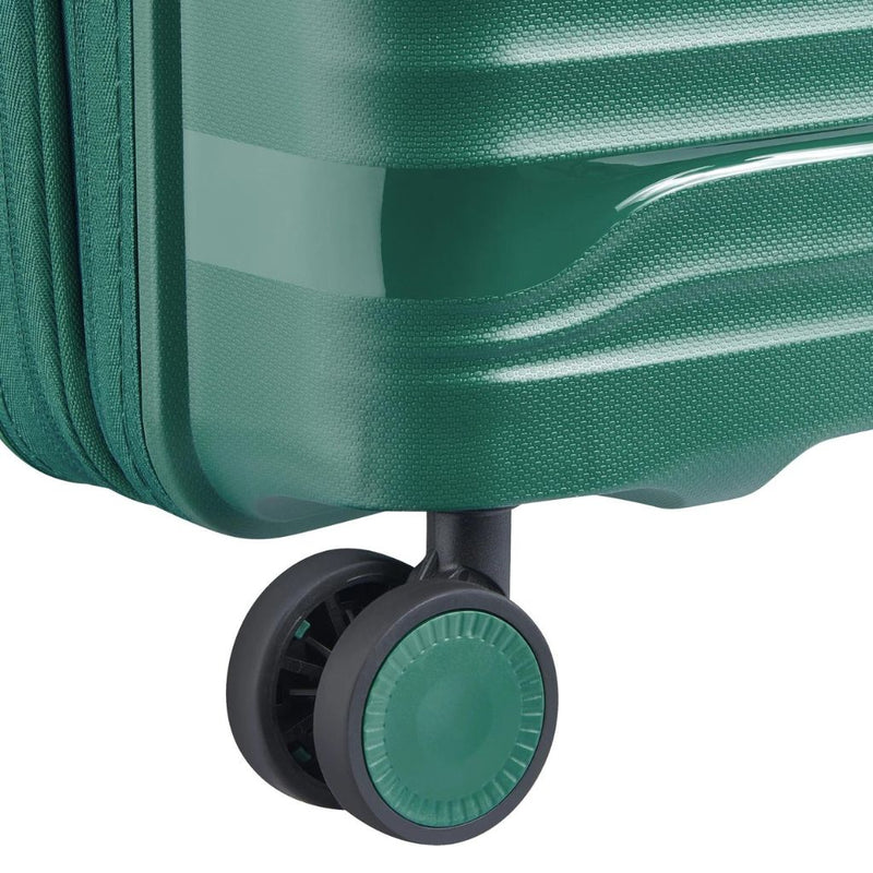 Delsey Securitech Dune Exp Cabin Hardsided Luggage - Green - Love Luggage