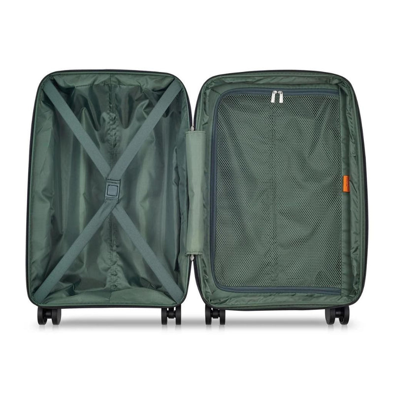 Delsey Securitech Dune Exp Cabin Hardsided Luggage - Green - Love Luggage