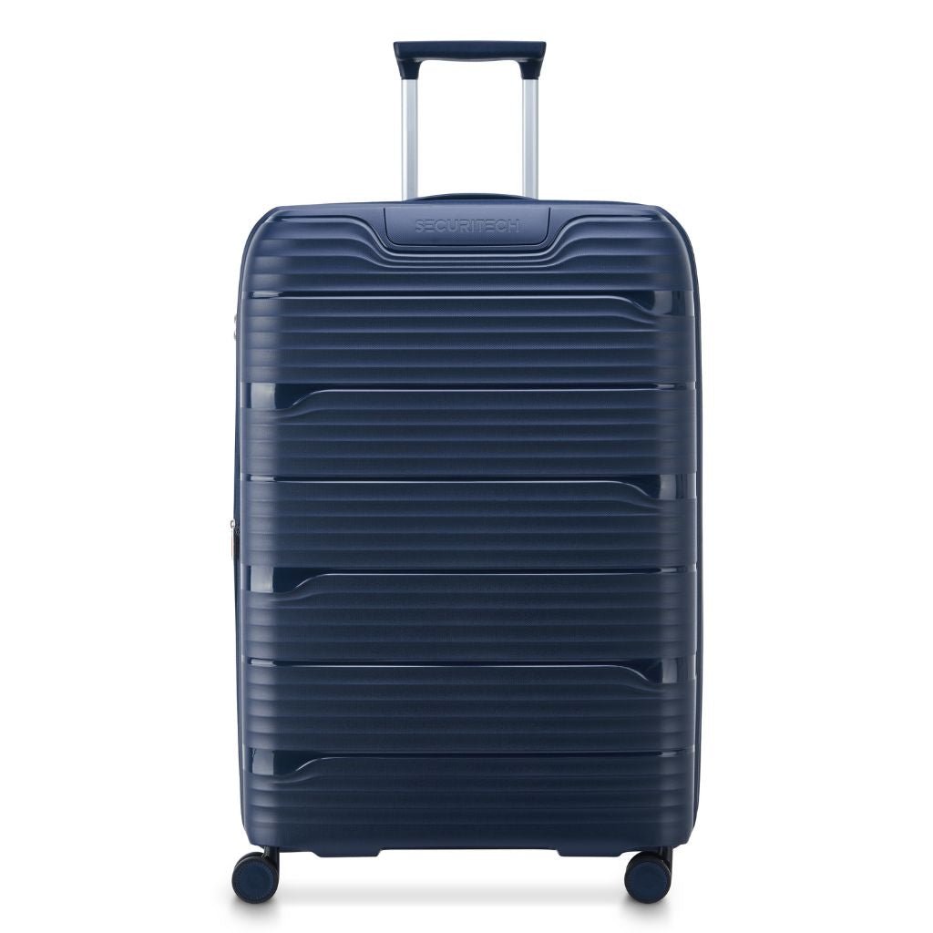 Delsey Securitech Dune Exp Large Hardsided Luggage - Blue - Love Luggage