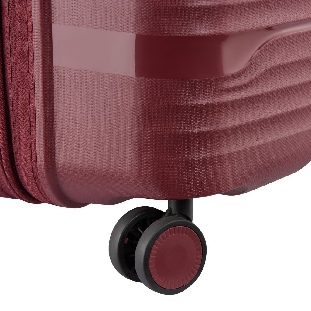 Delsey Securitech Dune Exp Large Hardsided Luggage - Burgundy - Love Luggage