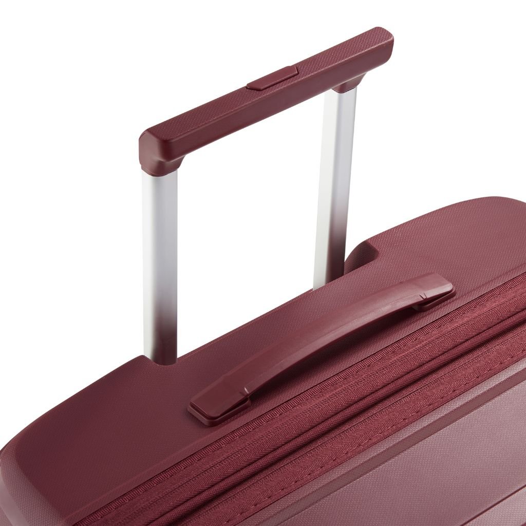Delsey Securitech Dune Exp Large Hardsided Luggage - Burgundy - Love Luggage