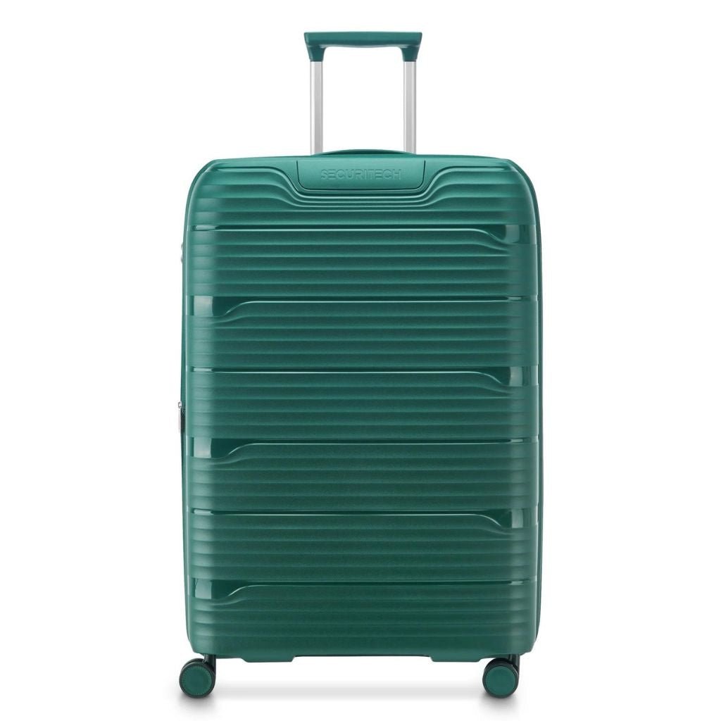 Delsey Securitech Dune Exp Large Hardsided Luggage - Green - Love Luggage