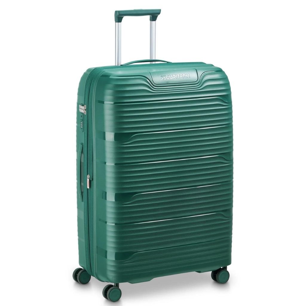 Delsey Securitech Dune Exp Large Hardsided Luggage - Green - Love Luggage
