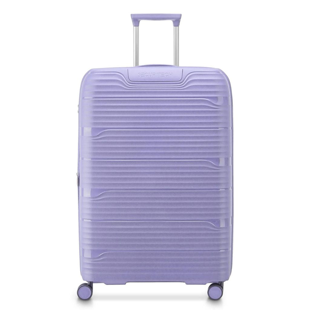 Delsey Securitech Dune Exp Large Hardsided Luggage - Lavender - Love Luggage