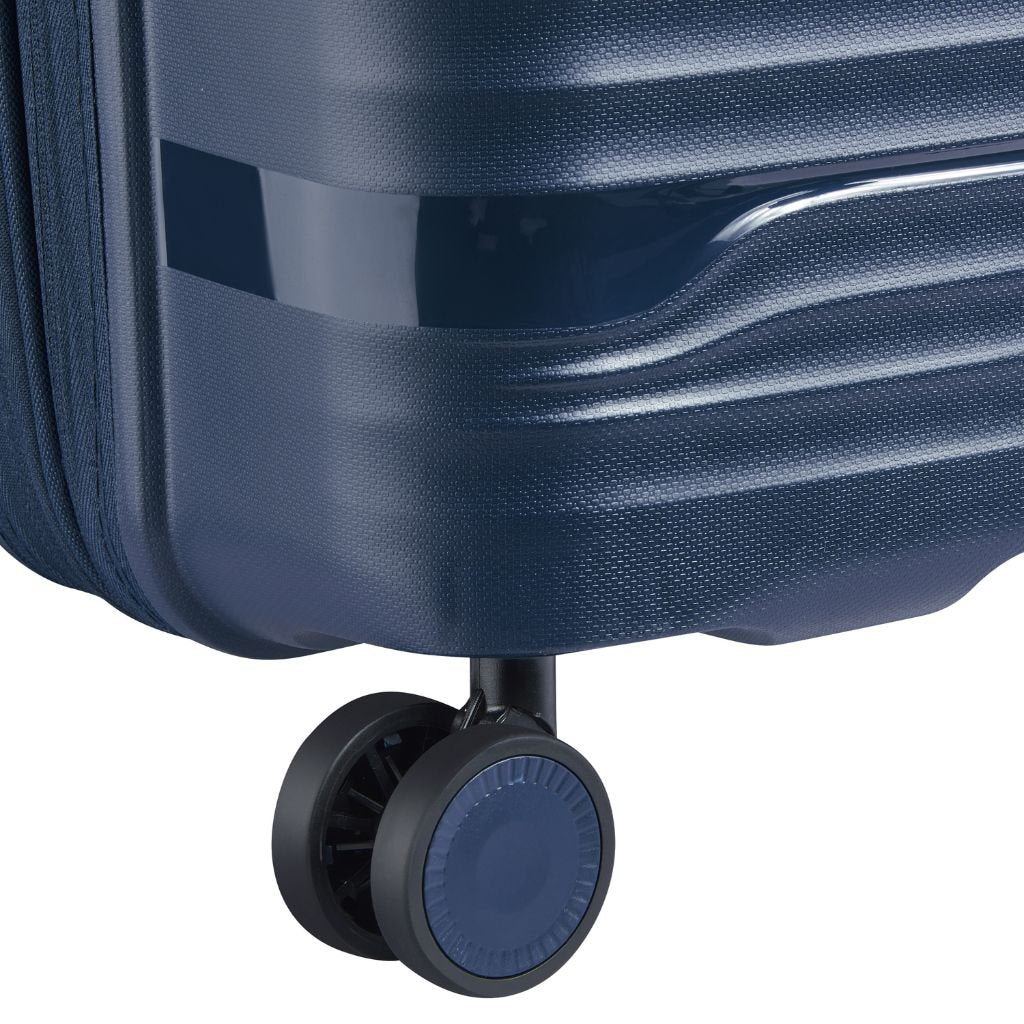 Delsey Securitech Dune Exp Medium Hardsided Luggage - Blue - Love Luggage