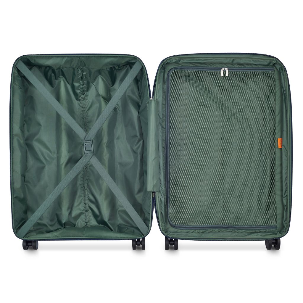 Delsey Securitech Dune Exp Medium Hardsided Luggage - Blue - Love Luggage