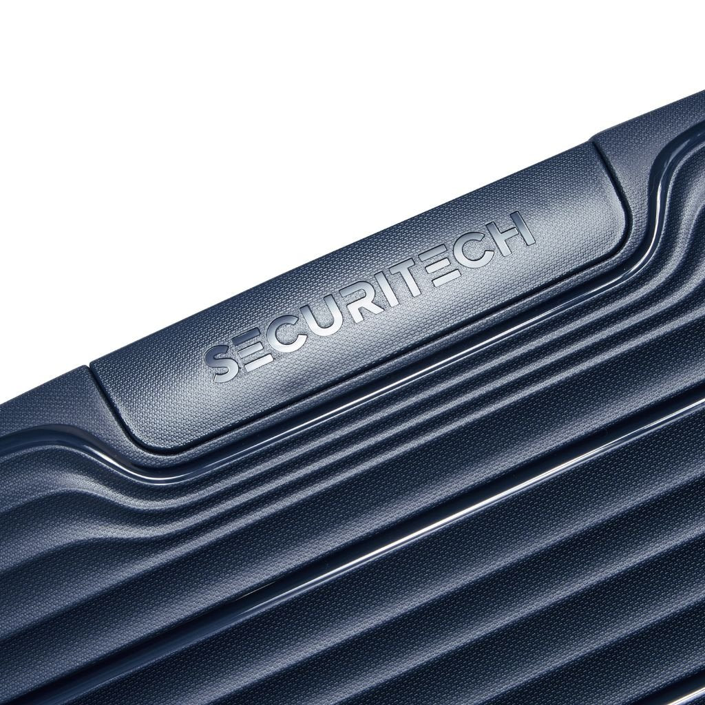 Delsey Securitech Dune Exp Medium Hardsided Luggage - Blue - Love Luggage