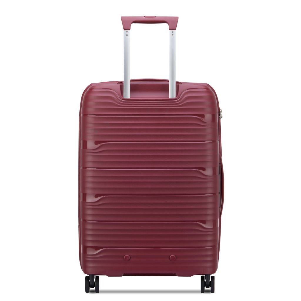 Delsey Securitech Dune Exp Medium Hardsided Luggage - Burgundy - Love Luggage
