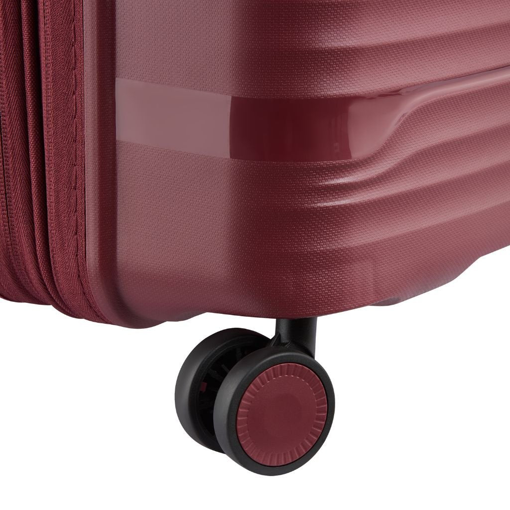 Delsey Securitech Dune Exp Medium Hardsided Luggage - Burgundy - Love Luggage
