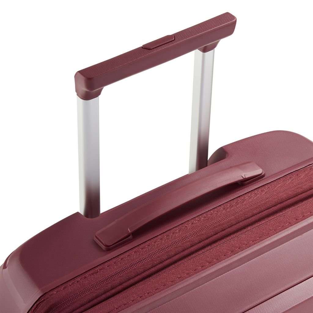 Delsey Securitech Dune Exp Medium Hardsided Luggage - Burgundy - Love Luggage