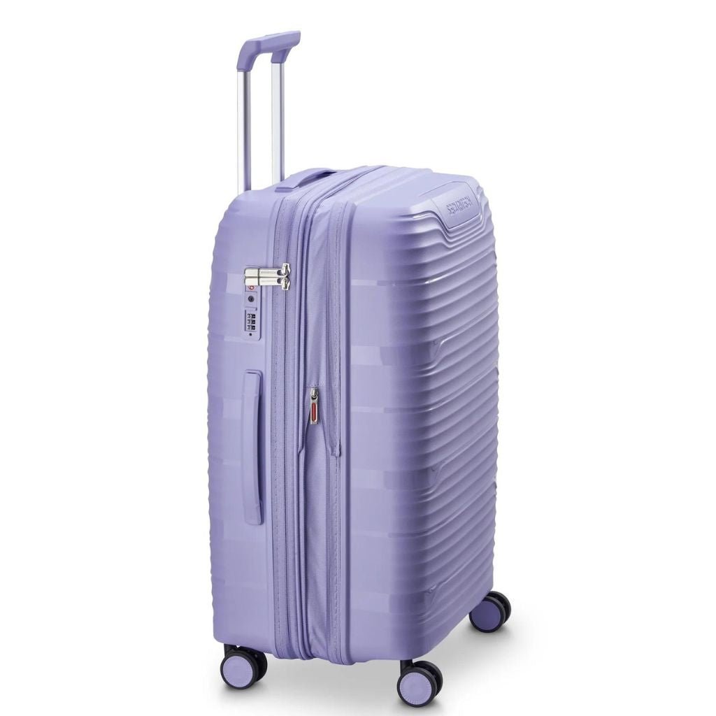 Delsey Securitech Dune Exp Medium Hardsided Luggage - Lavender - Love Luggage