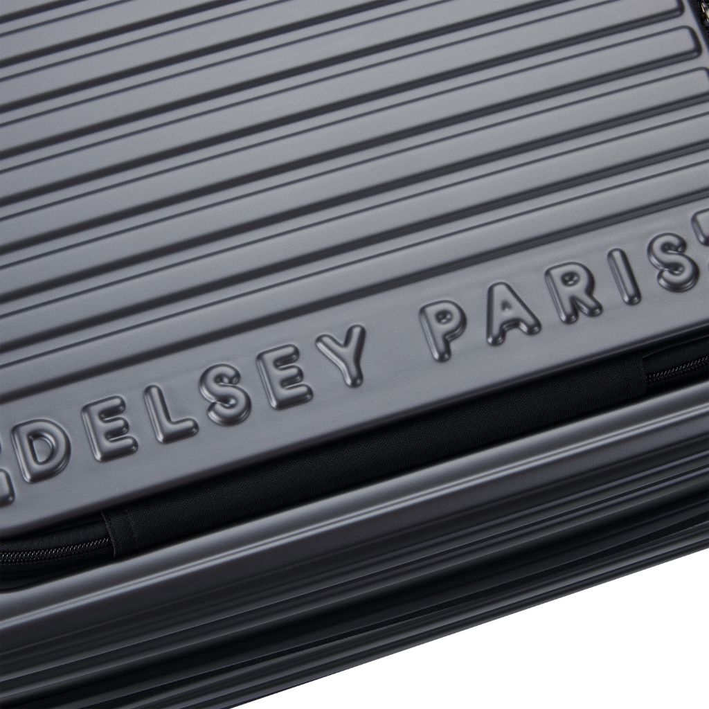 Delsey Securitime ZIP Top Opening 55cm Cabin Luggage - Anthracite - Love Luggage