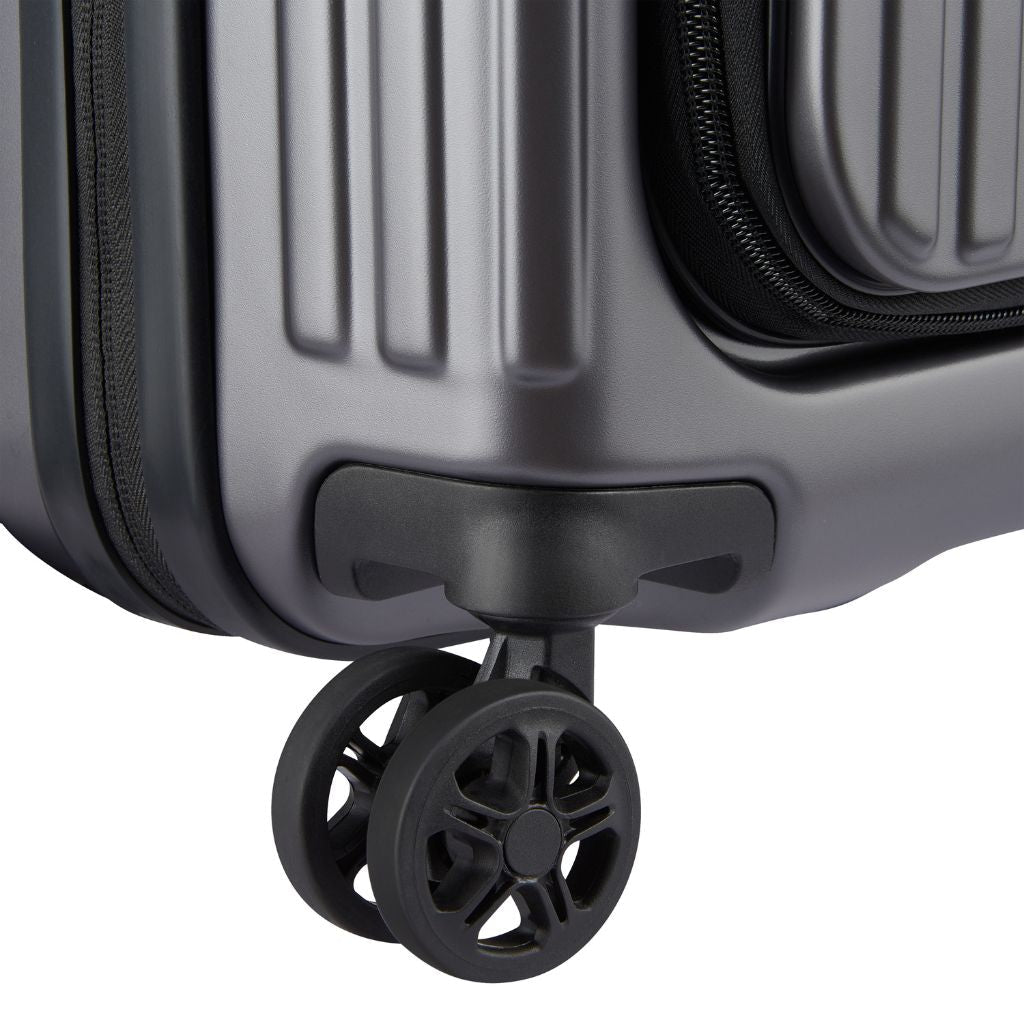 Delsey Securitime ZIP Top Opening 55cm Cabin Luggage - Anthracite - Love Luggage