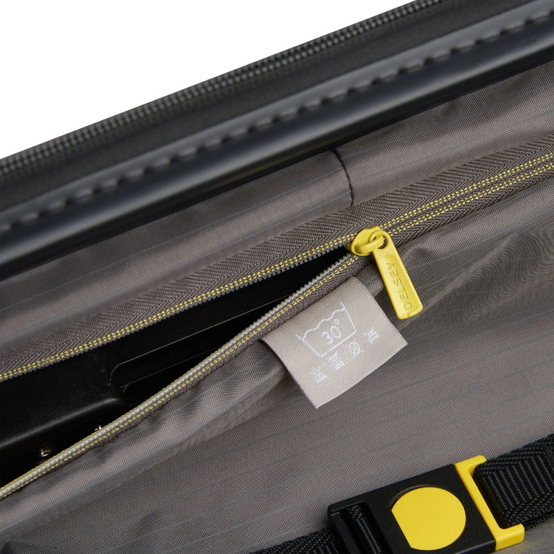 Delsey Securitime ZIP Top Opening 66cm Medium Exp Luggage - Anthracite - Love Luggage