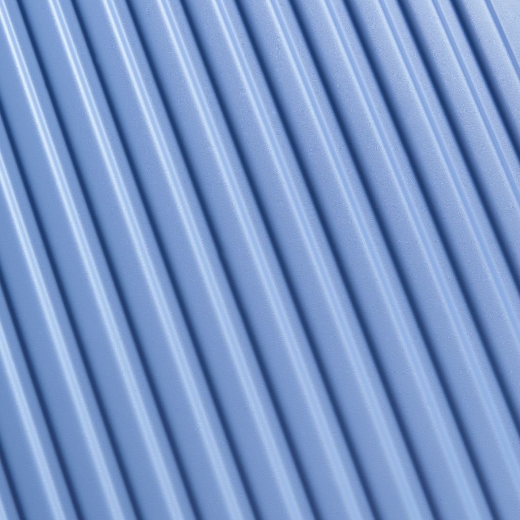 Delsey Securitime ZIP Top Opening 66cm Medium Exp Luggage - Blue - Love Luggage