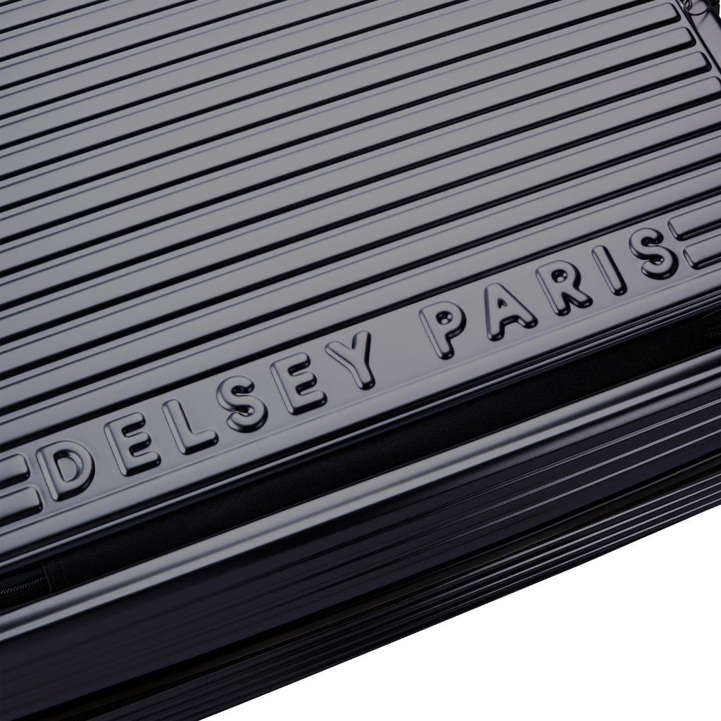 Delsey Securitime ZIP Top Opening 76cm Large Exp Luggage - Anthracite - Love Luggage