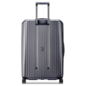 Delsey Securitime ZIP Top Opening 76cm Large Exp Luggage - Anthracite - Love Luggage
