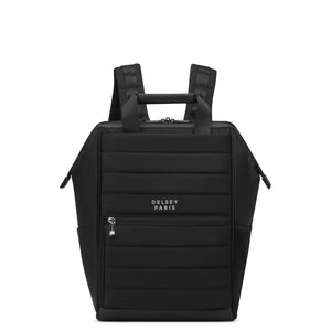 Delsey Shadow 5.0 Soft Laptop Backpack 14" - Black - Love Luggage