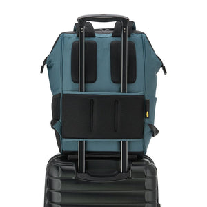 Delsey Shadow 5.0 Soft Laptop Backpack 14" - Green - Love Luggage