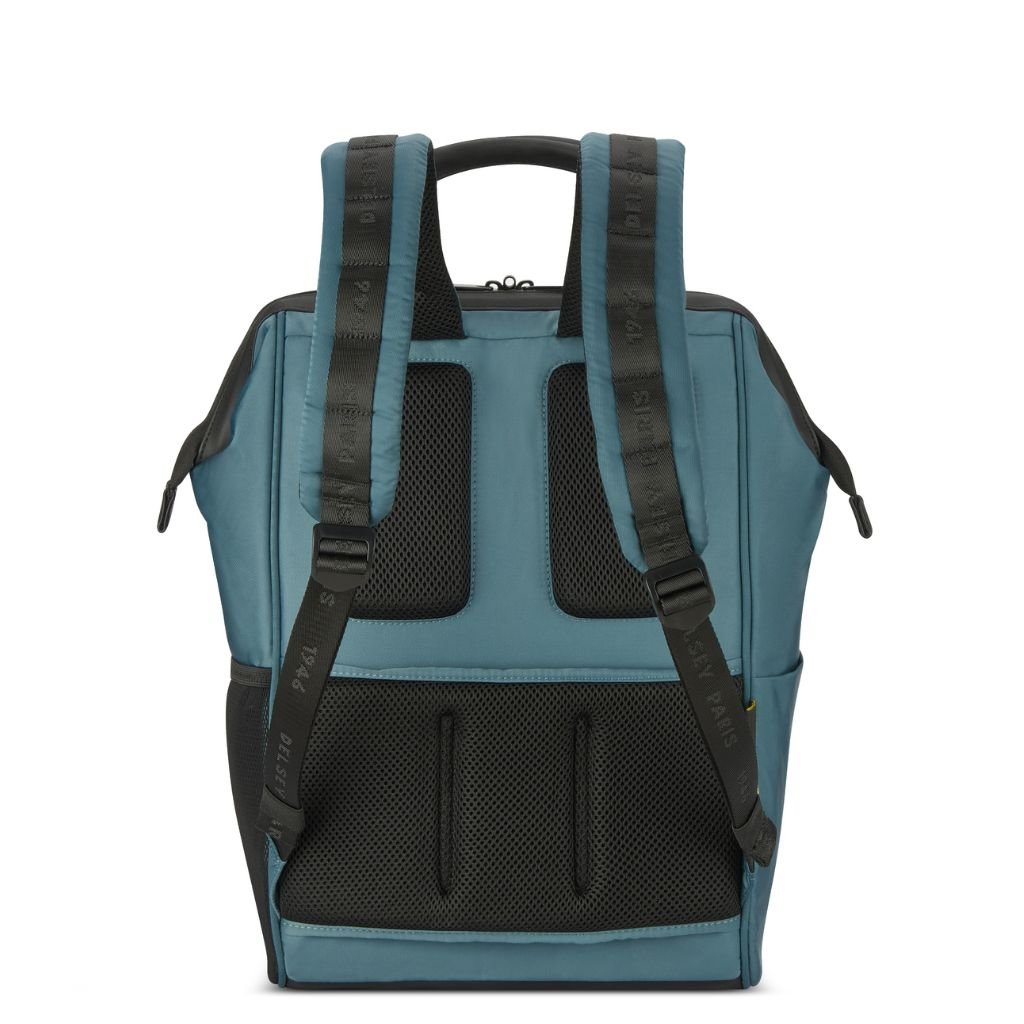 Delsey Shadow 5.0 Soft Laptop Backpack 14" - Green - Love Luggage