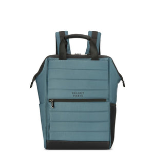 Delsey Shadow 5.0 Soft Laptop Backpack 14" - Green - Love Luggage