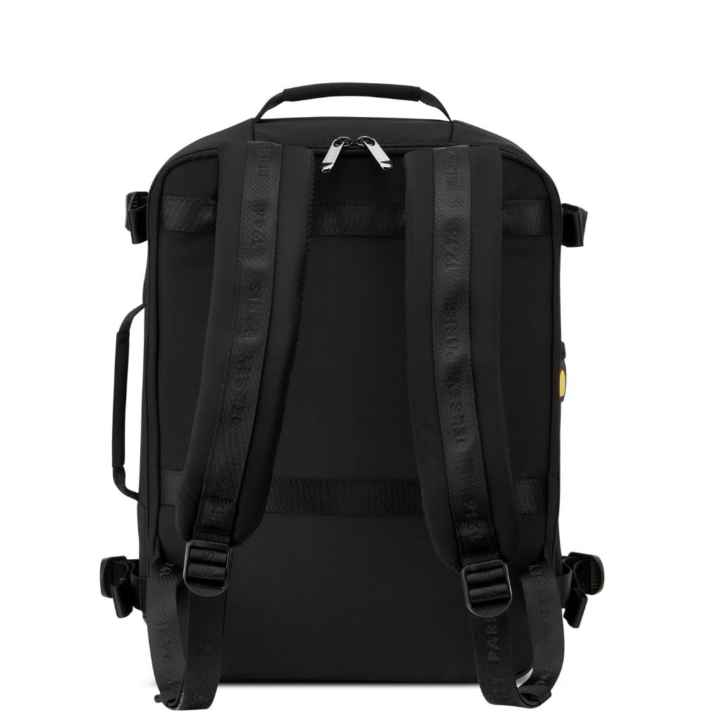 Delsey Shadow 5.0 Travel/Gym Backpack 24L - Black - Love Luggage