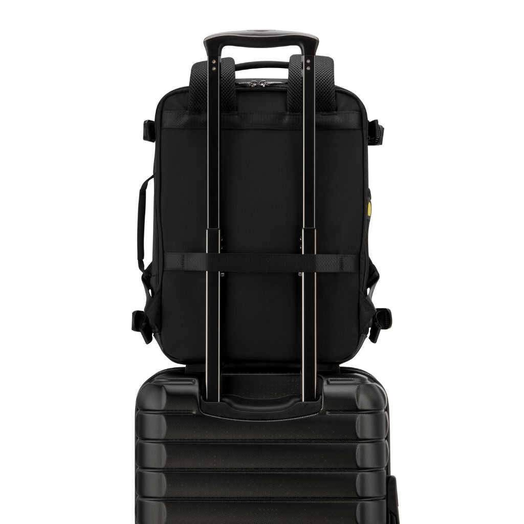 Delsey Shadow 5.0 Travel/Gym Backpack 24L - Black - Love Luggage