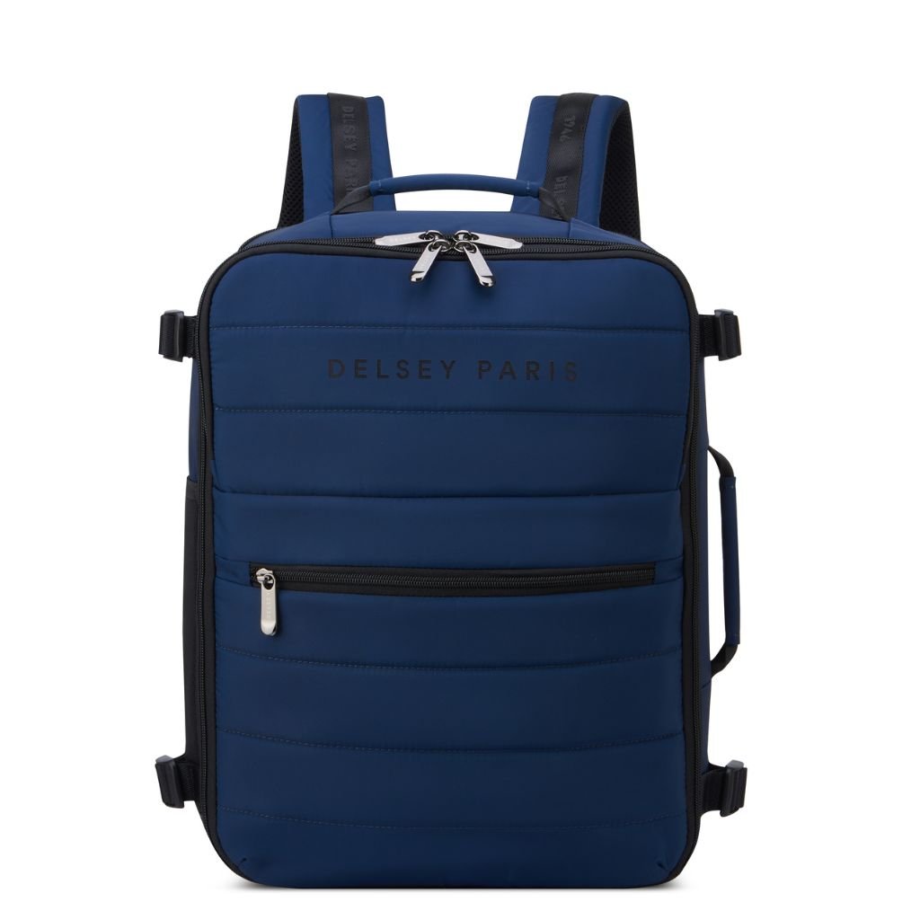 Delsey Shadow 5.0 Travel/Gym Backpack 24L - Blue - Love Luggage