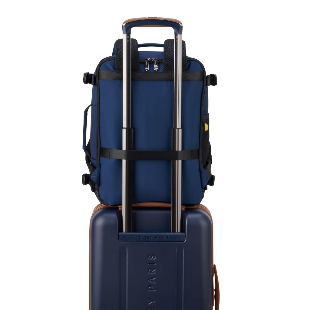 Delsey Shadow 5.0 Travel/Gym Backpack 24L - Blue - Love Luggage