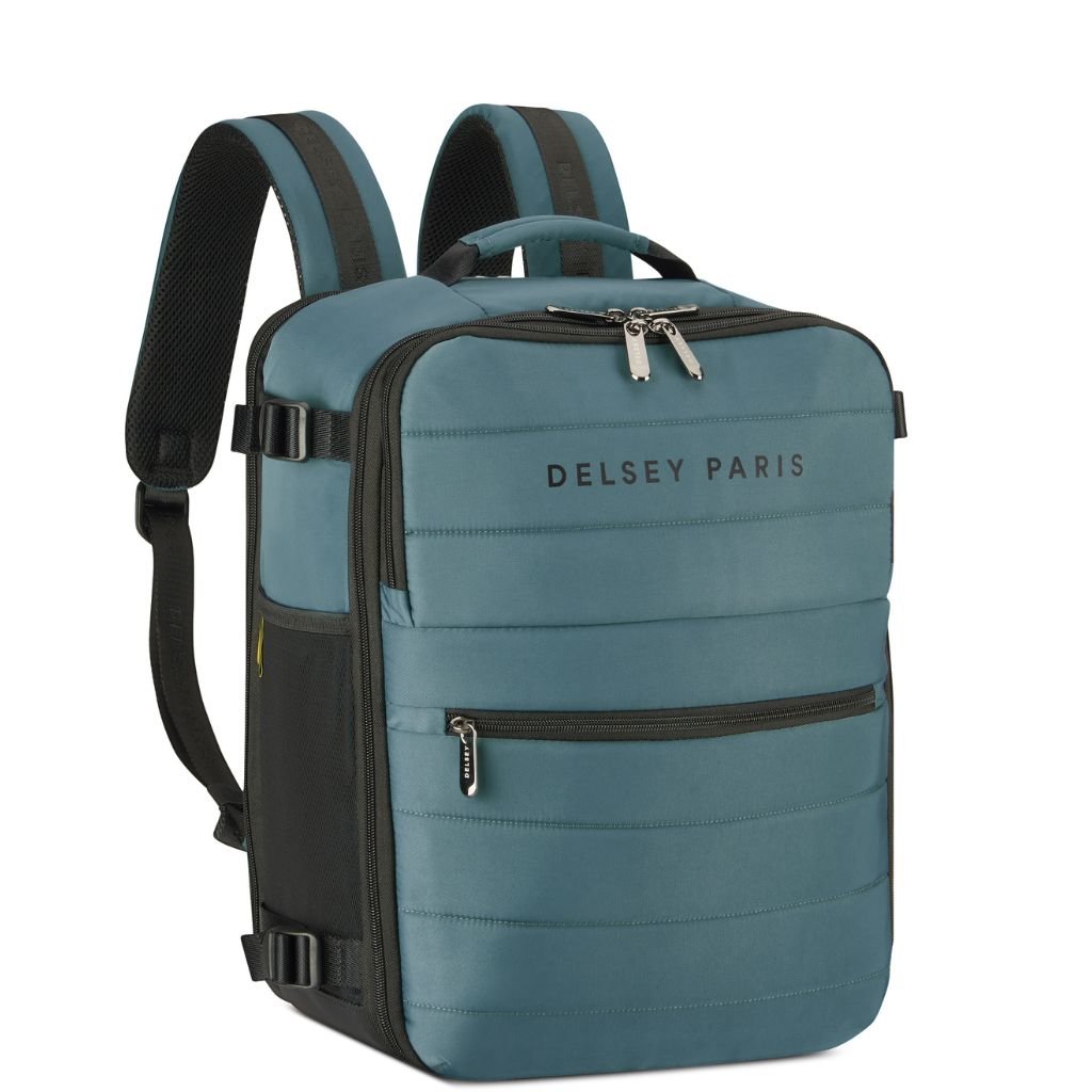 Delsey Shadow 5.0 Travel/Gym Backpack 24L - Green - Love Luggage