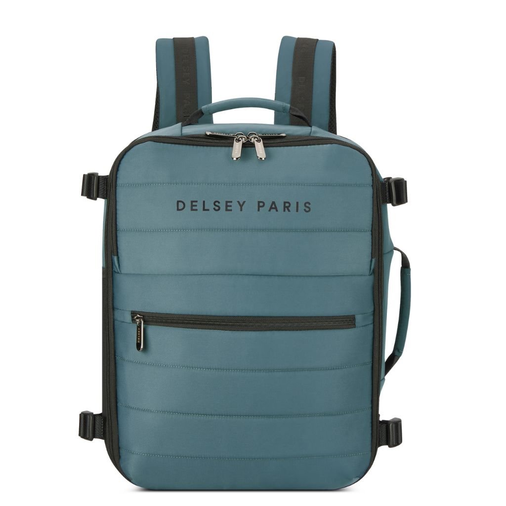 Delsey Shadow 5.0 Travel/Gym Backpack 24L - Green - Love Luggage