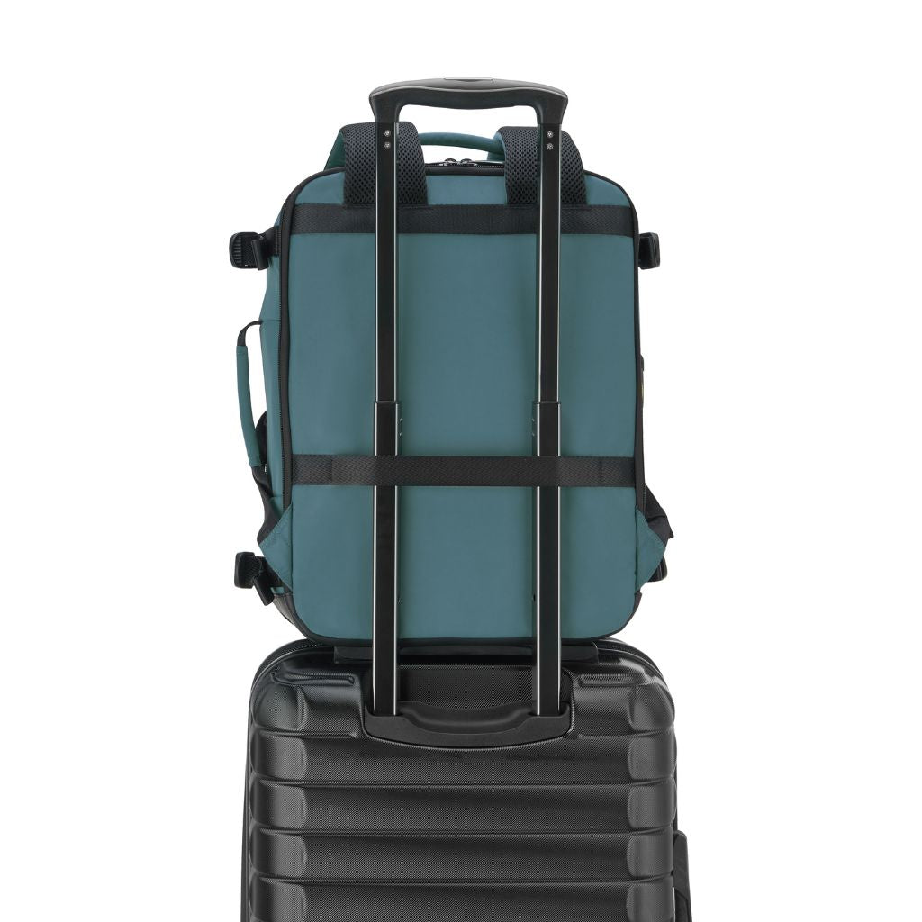 Delsey Shadow 5.0 Travel/Gym Backpack 24L - Green - Love Luggage