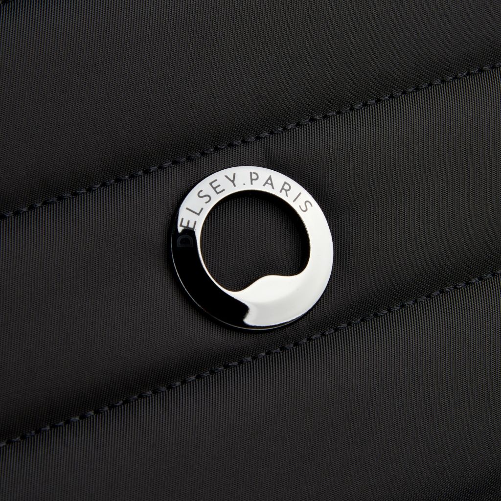 Delsey Shadow 55cm Expandable Carry On Luggage - Green + Laptop Sleeve - Love Luggage