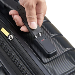 Delsey Shadow 66cm Expandable Medium Luggage - Black - Love Luggage