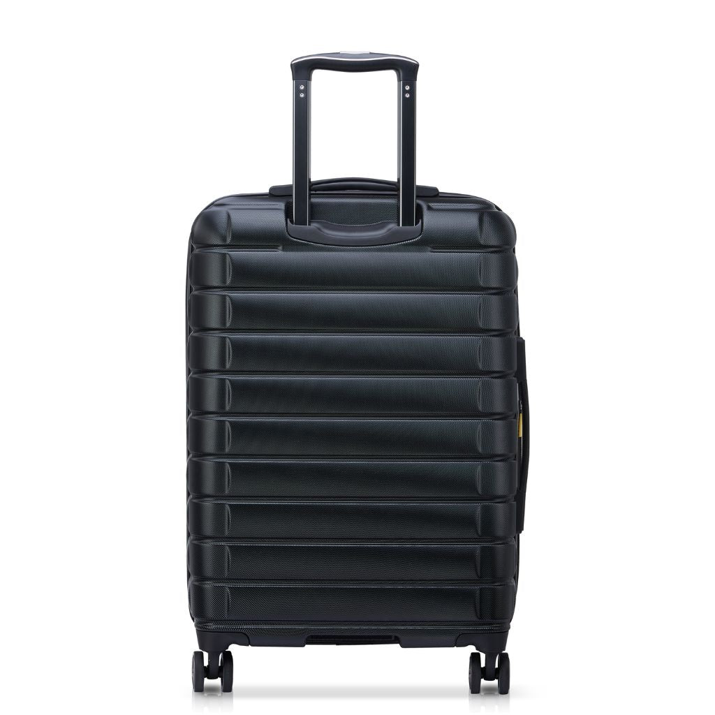 Delsey Shadow 75cm Expandable Large Luggage - Black - Love Luggage