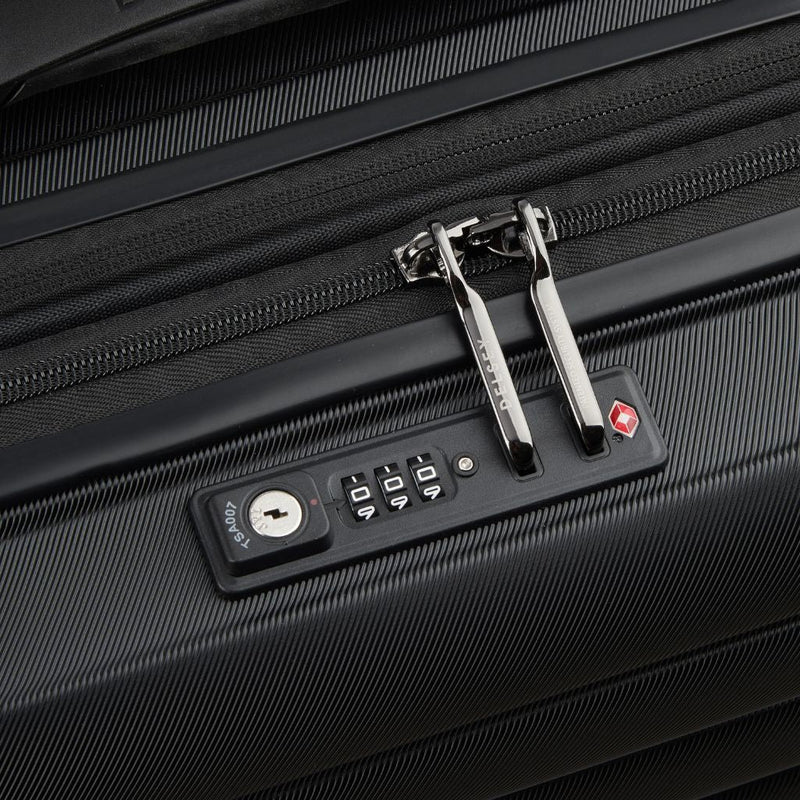 Delsey Shadow Underseat 2 - Wheel Cabin Luggage - Black - Love Luggage