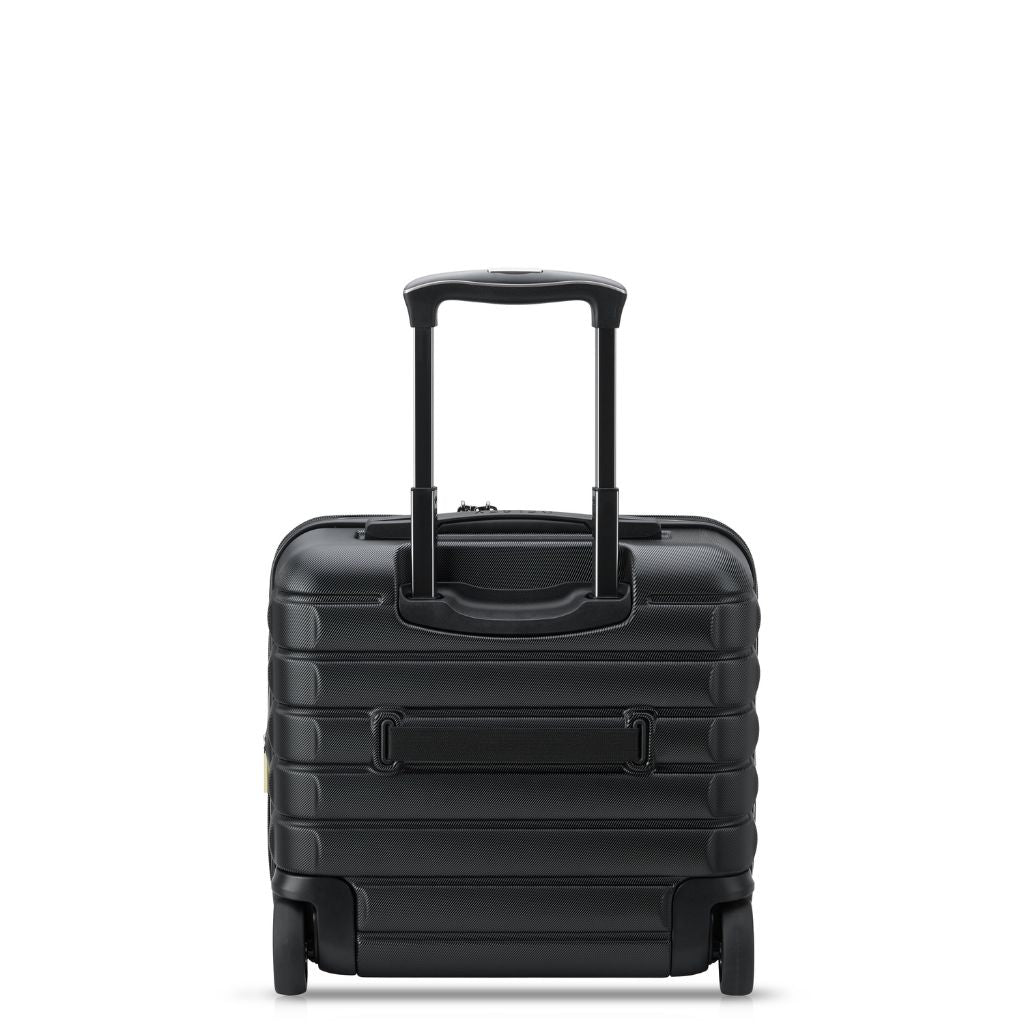 Delsey Shadow Underseat 2 - Wheel Cabin Luggage - Black - Love Luggage