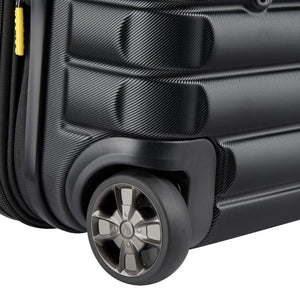 Delsey Shadow Underseat 2 - Wheel Cabin Luggage - Black - Love Luggage