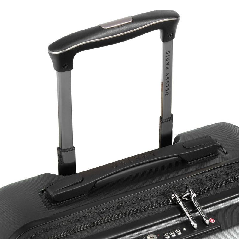 Delsey Shadow Underseat 2 - Wheel Cabin Luggage - Black - Love Luggage