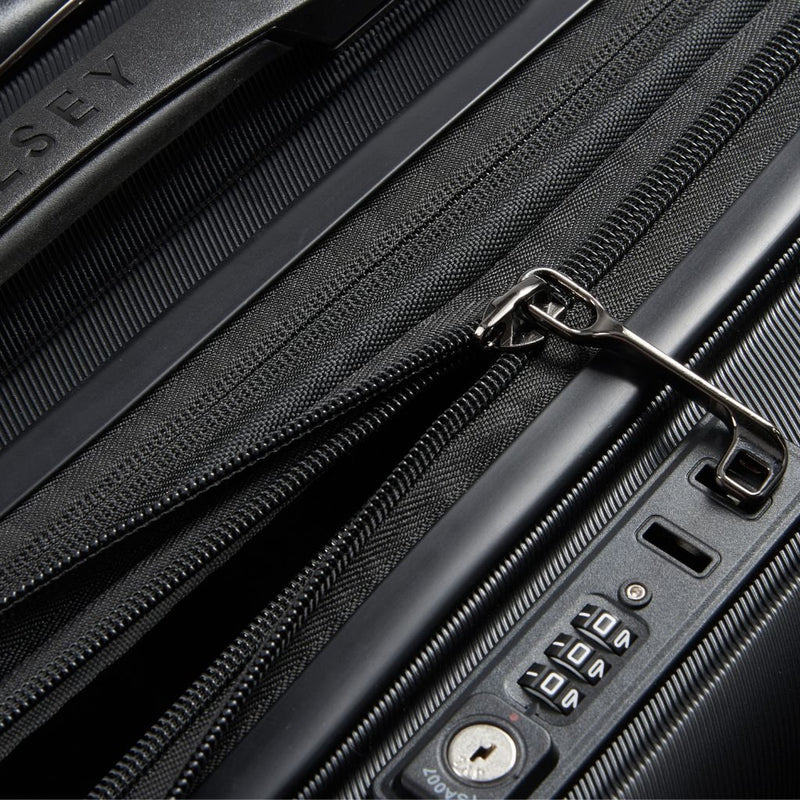 Delsey Shadow Underseat 2 - Wheel Cabin Luggage - Black - Love Luggage