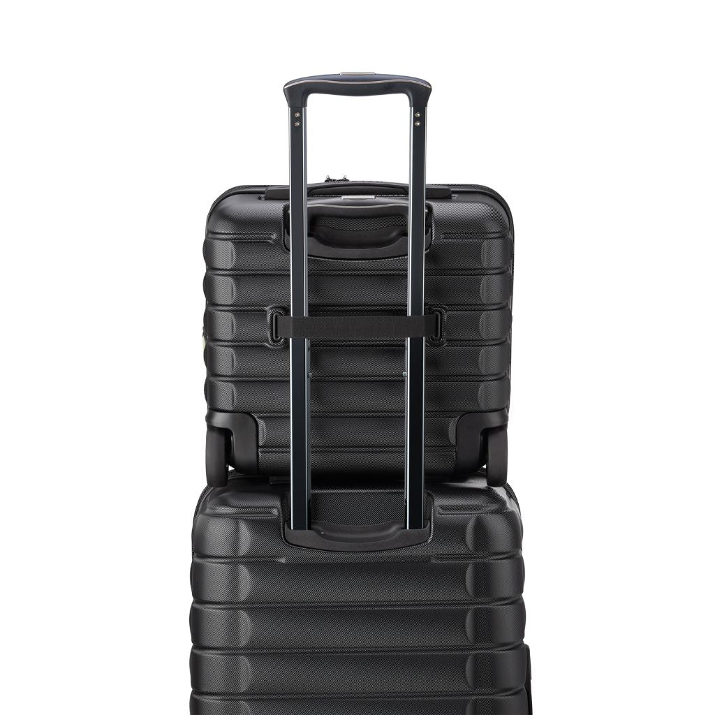 Delsey Shadow Underseat 2 - Wheel Cabin Luggage - Black - Love Luggage