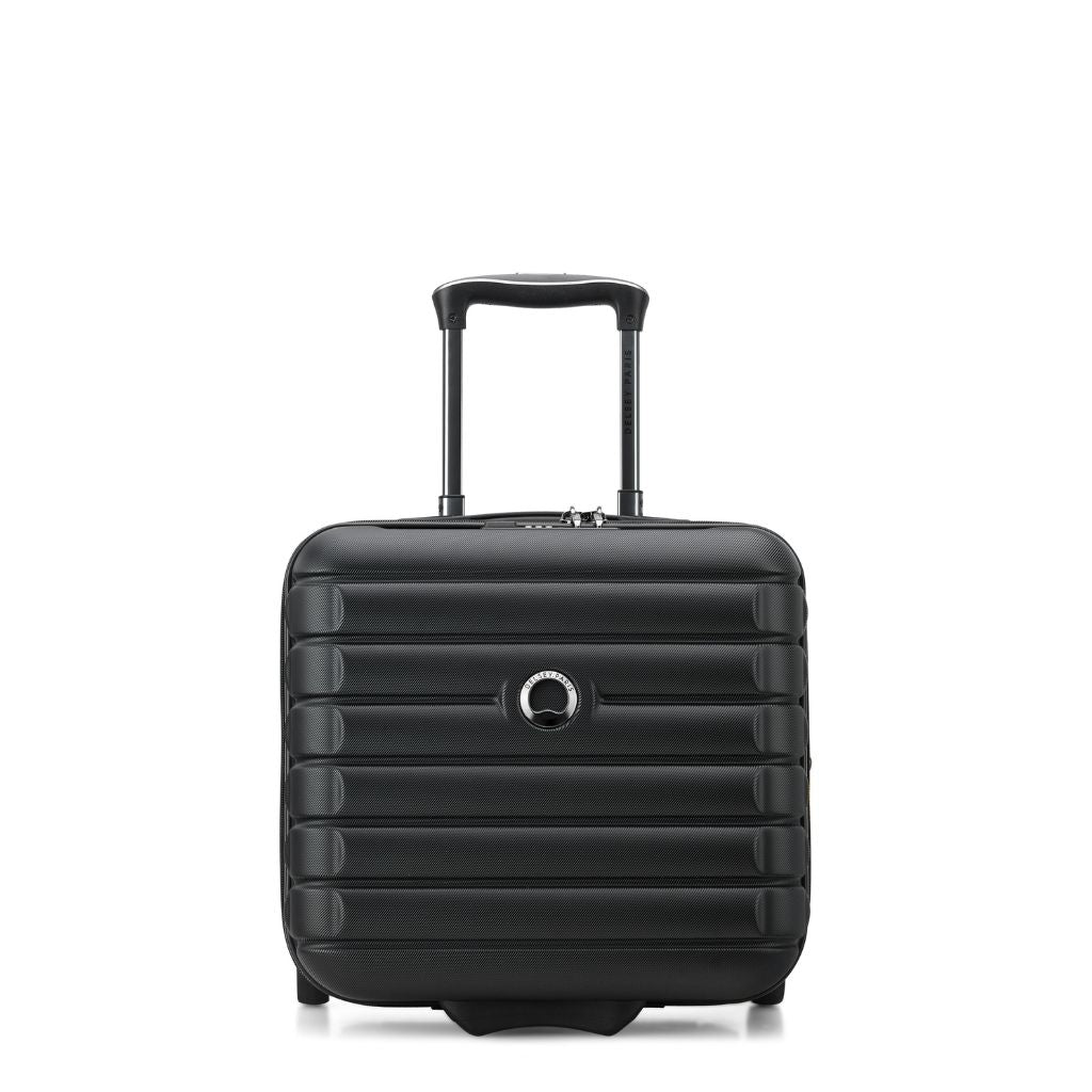 Delsey Shadow Underseat 2 - Wheel Cabin Luggage - Black - Love Luggage